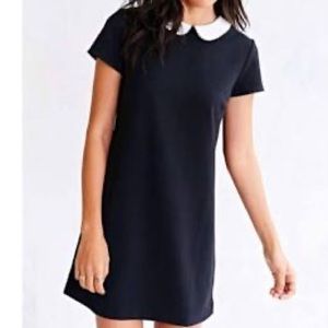Anthropologie black mini dress